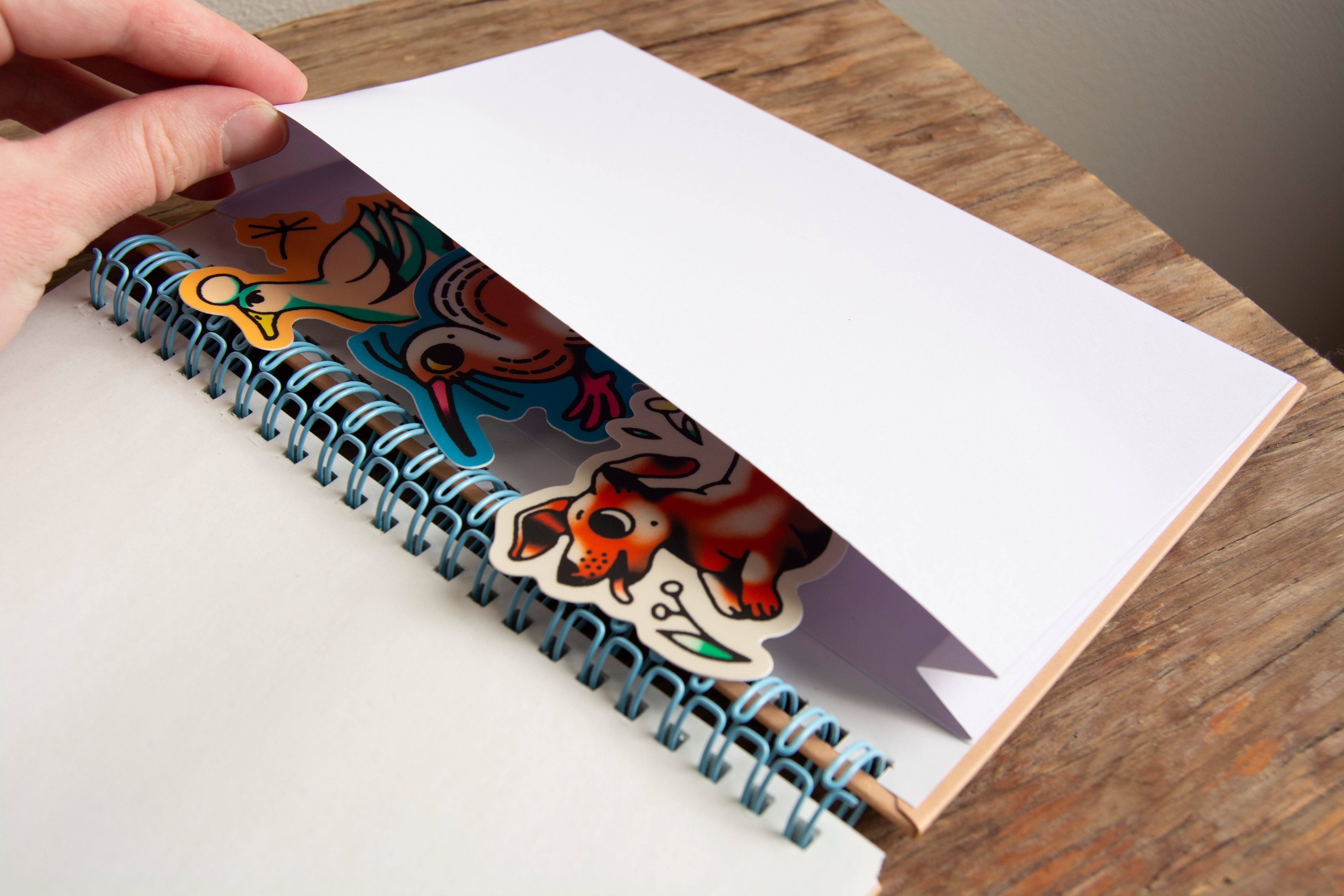 Curlworks - Wholesale Sticker - Menagerie Hardcover Sticker Collecting Book2