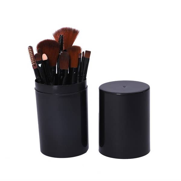 Nima Accessories Inc - Wholesale Makeup Brush Set - Ladies Plastic Make Up Brush Set Storage Container3