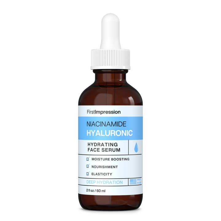 Rensi Beauty - Wholesale Facial Serum/Concentrate - First Impression - Niacinamide & Hyaluronic Acid Serum - 2oz1