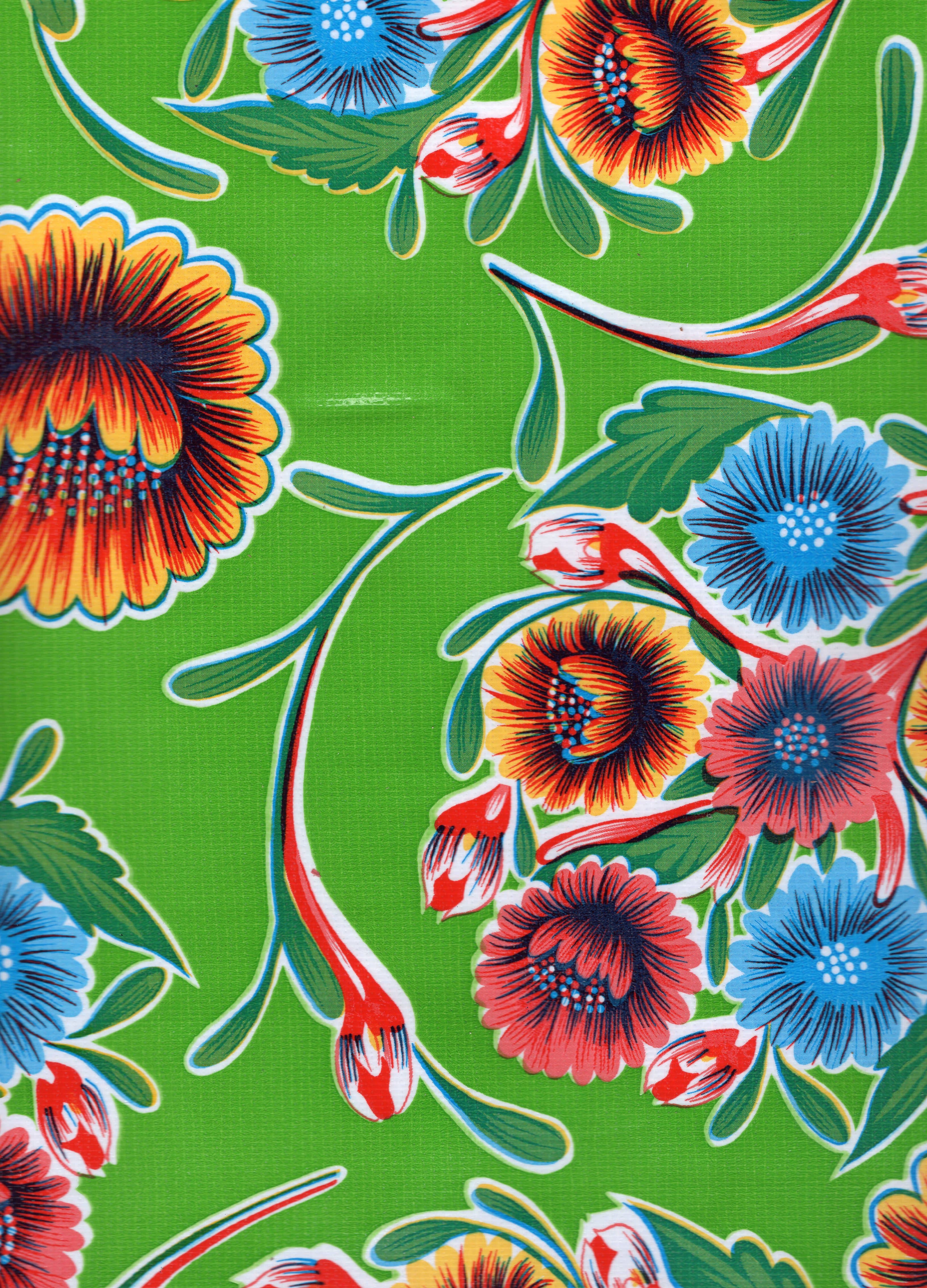 Oilcloth International - Wholesale Tablecloth - 47.5" Round Bloom Tablecloth7