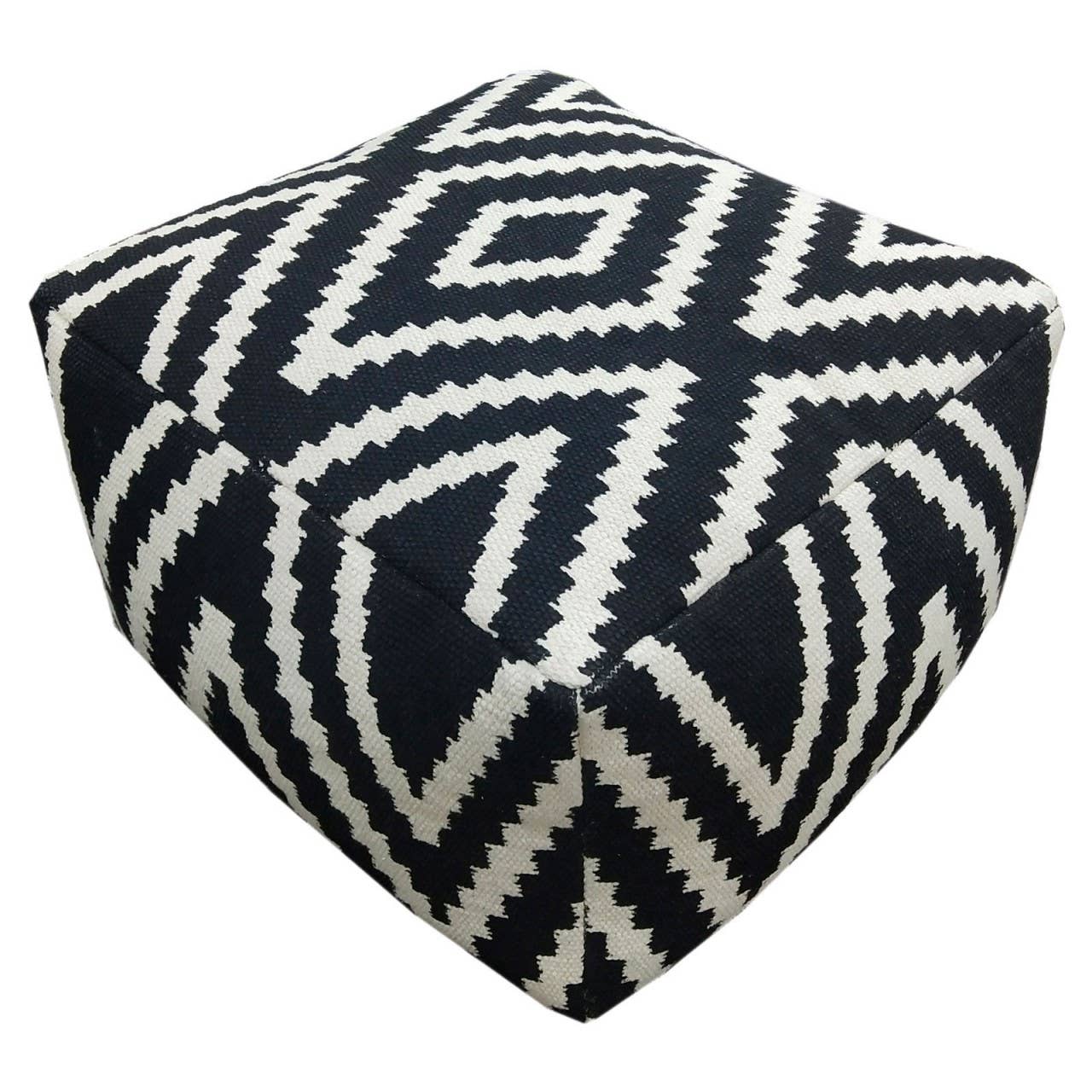 Voglrieder - Wholesale Pouf - Footstool 55 x 37 x 55 cm Pouf Kilim Bode31
