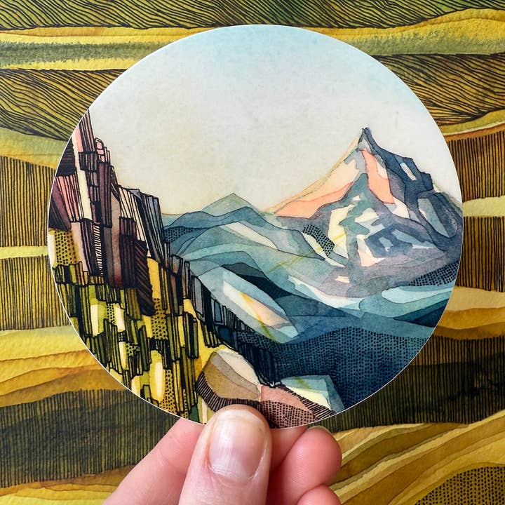 Paradise View Sticker for wholesale by Lefoxstudio