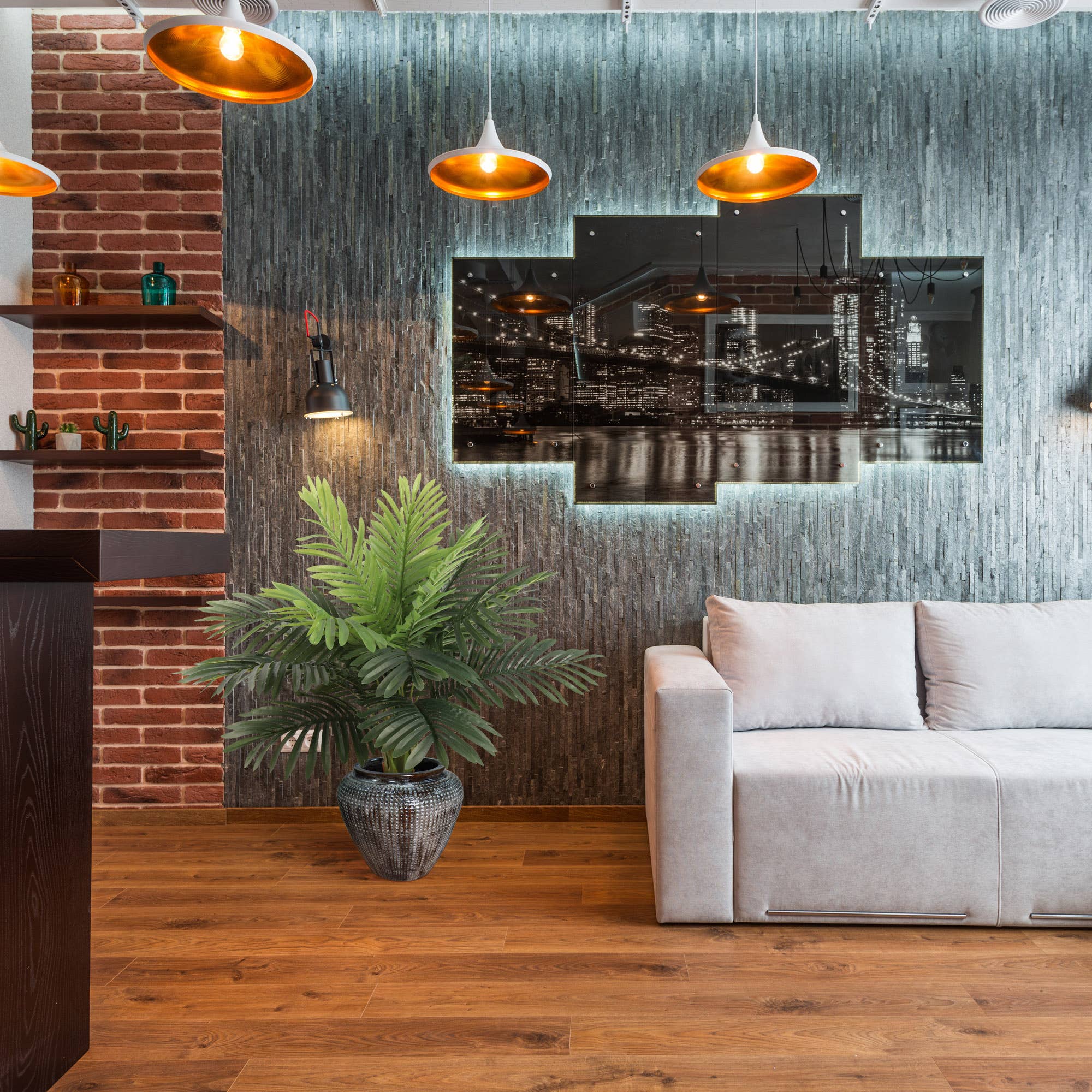 Larksilk - Wholesale Artificial Plant - 36-Inch Fan Palm Lush Indoor Greenery For Home Decor4