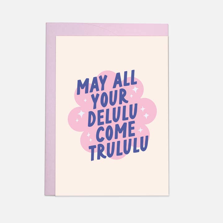 Kaart Blanche - Wholesale Everyday Greeting Card - Delulu greeting card