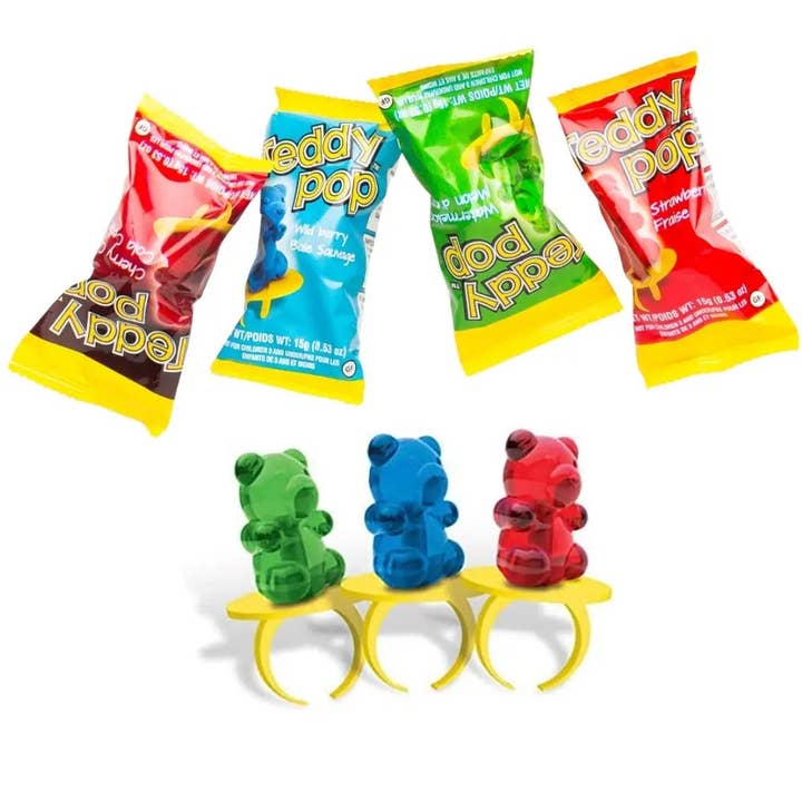 Echo Sales Canada - Wholesale Lollipop - Teddy Pop - 15g 24ct