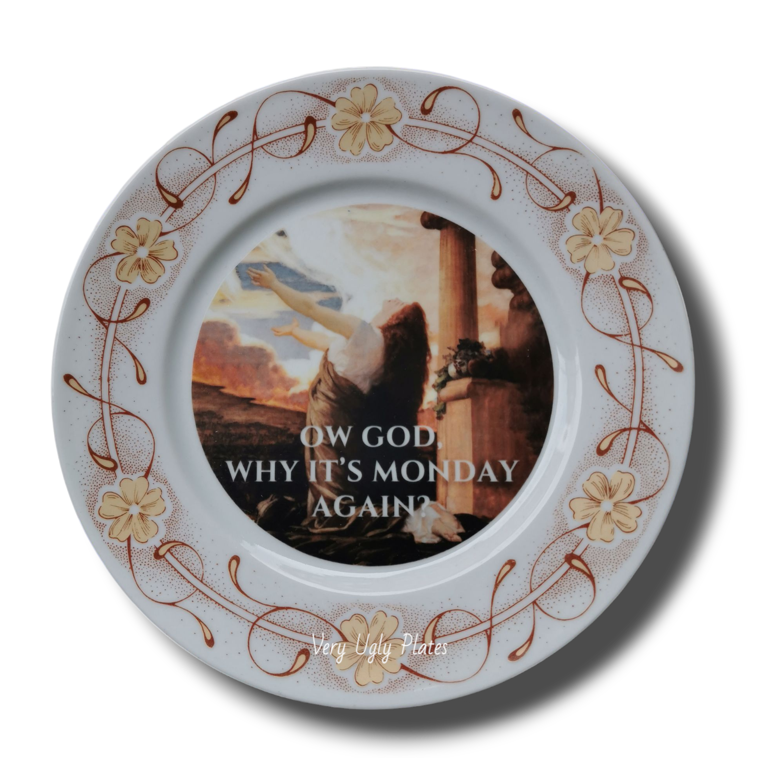 Very Ugly Plates - Wholesale Wall Accent - Monday again0
