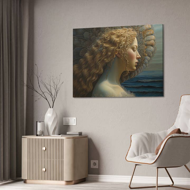 College Apartment Wall Art - Profile Birth of Venus for wholesale by Quixotic Caverns Trading Company