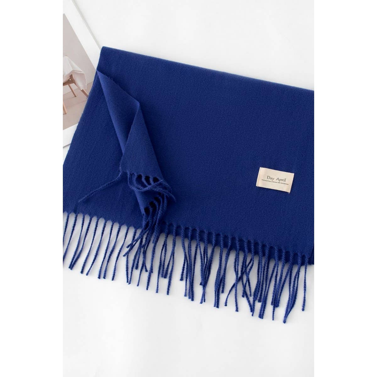 NINEXIS - Vente Écharpe – femme - CWASC1482_ÉCHARPE CHAUDE DE COULEUR UNIE À COL CHÂLE32