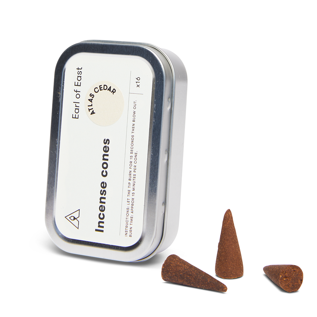Earl of East – wholesale Incense – Atlas Cedar | Incense Cones 16pk1