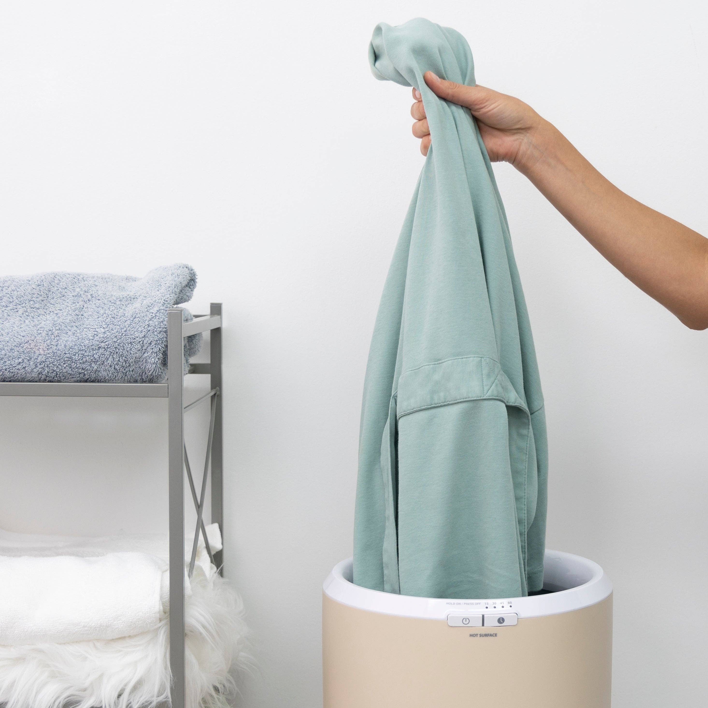 Bamboo Ivory Towel Warmer w/ Aromatherapy Diffuser & Lavender Essential O for wholesale on Faire11