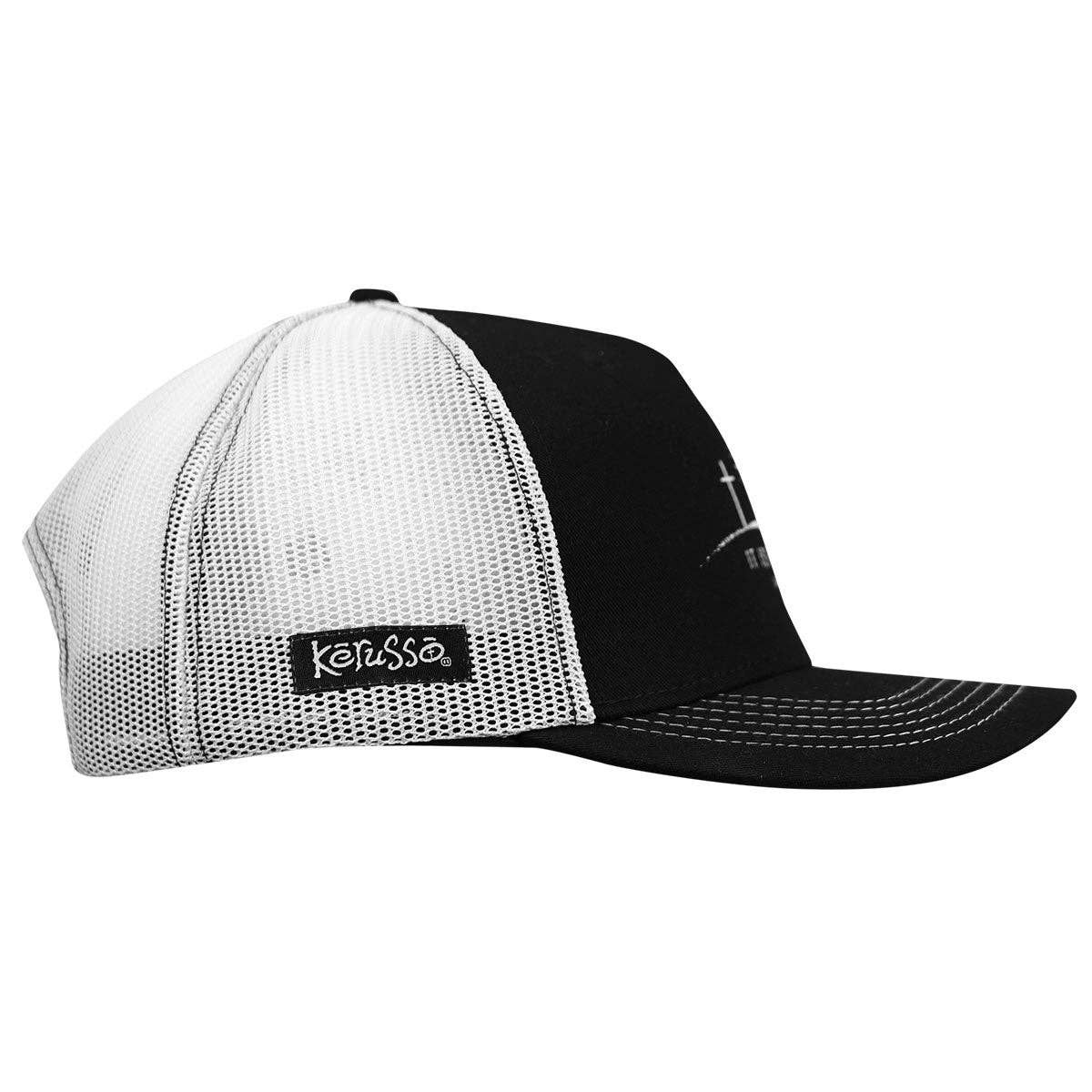 Black Kerusso Mens Cap It Is Finished for wholesale on Faire2