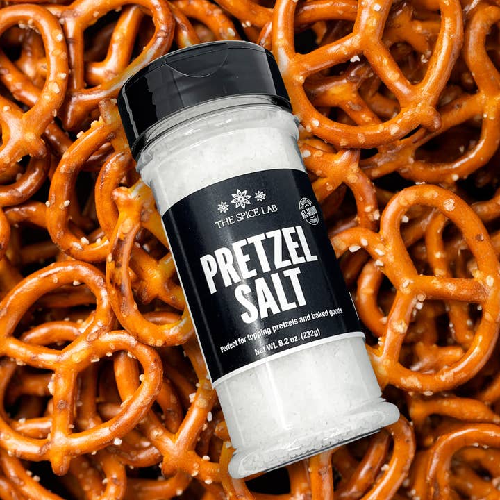 THE SPICE LAB - Wholesale Salt - Pretzel Salt - Case of 6 - 8.2 oz Shaker Jars $2.15 ea.5