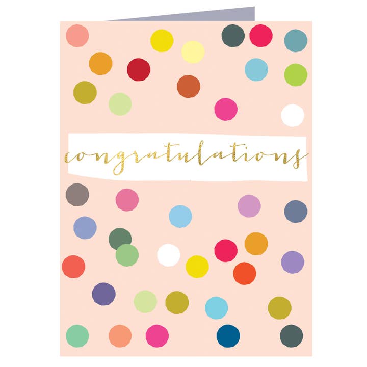 TW434 Mini Gold Foiled felicitatiekaart voor wholesale door Kali Stileman Publishing