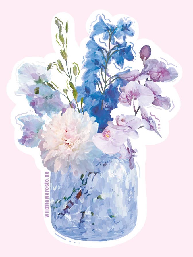 Sticker #0077 for wholesale by Wildflower Oslo