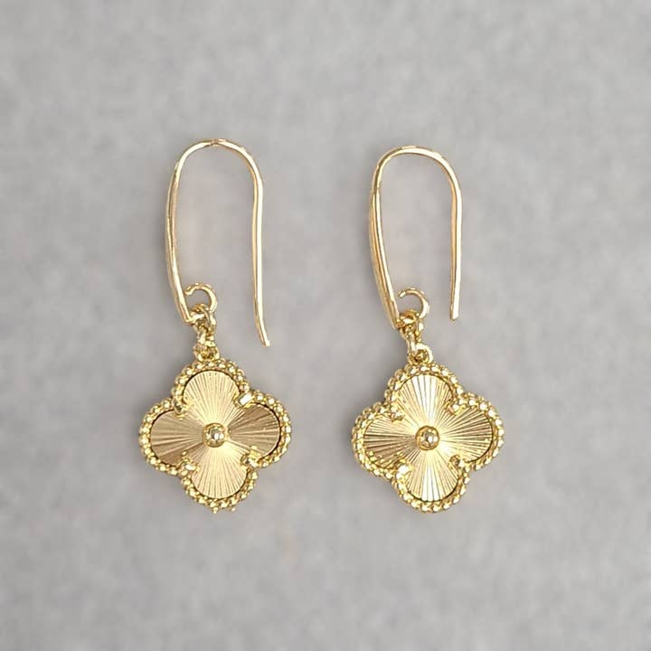 LPL Creations - Wholesale Dangle Earrings - Gold Flower Earrings