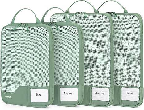 wandf - Wholesale Packing Cube - ECOHUB 4 Set Compression Packing Cubes for Travel Essentials1