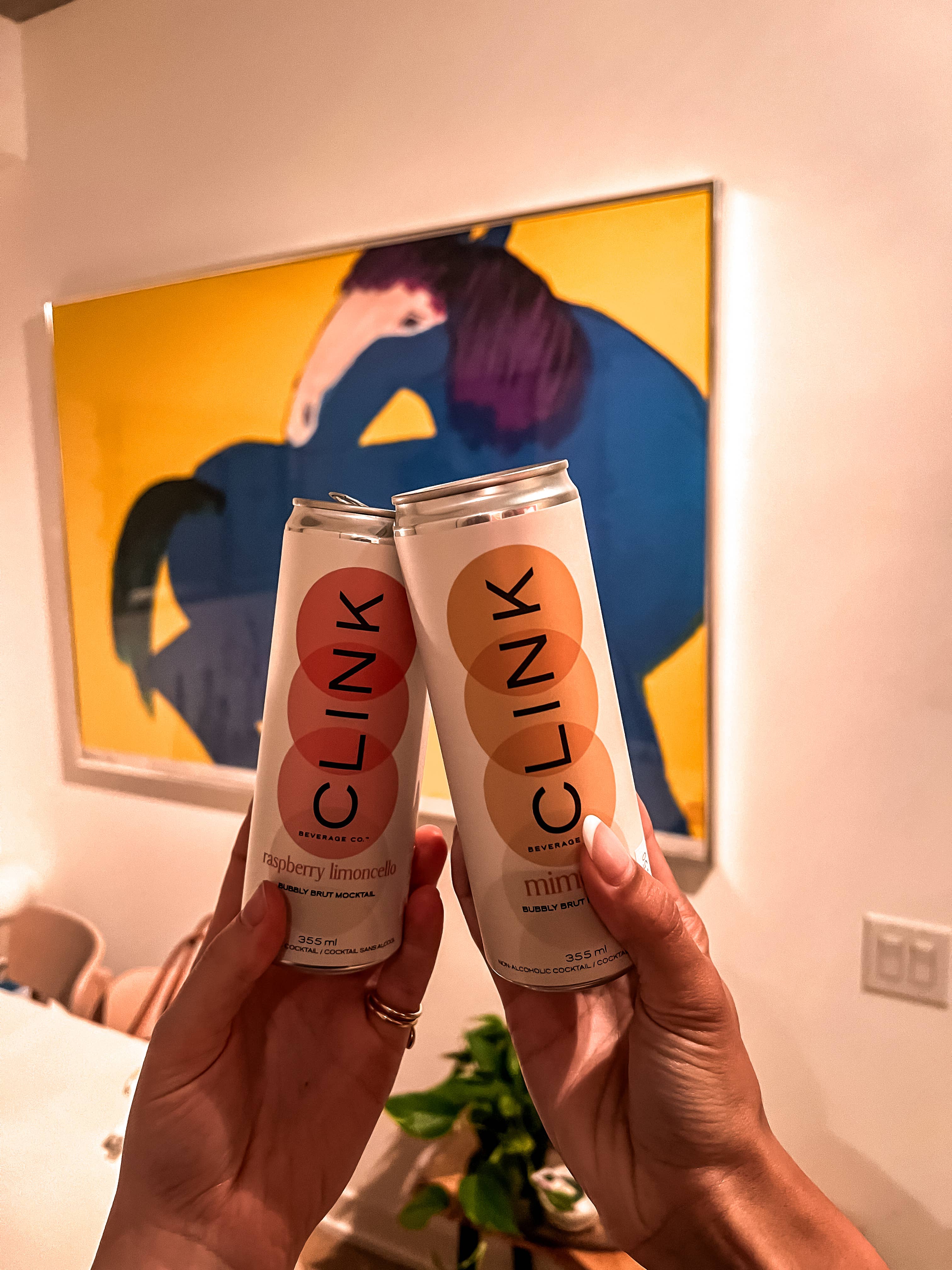 Clink Beverage Co. - Vente Apéritifs sans alcool/mocktails - Mocktail Brut Pétillant Mimosa5