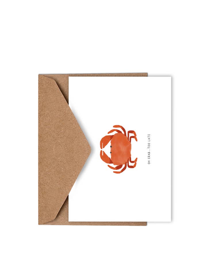 OH KRAB... TE LAAT. Atelier KATHAN voor wholesale door Studio KATHAN