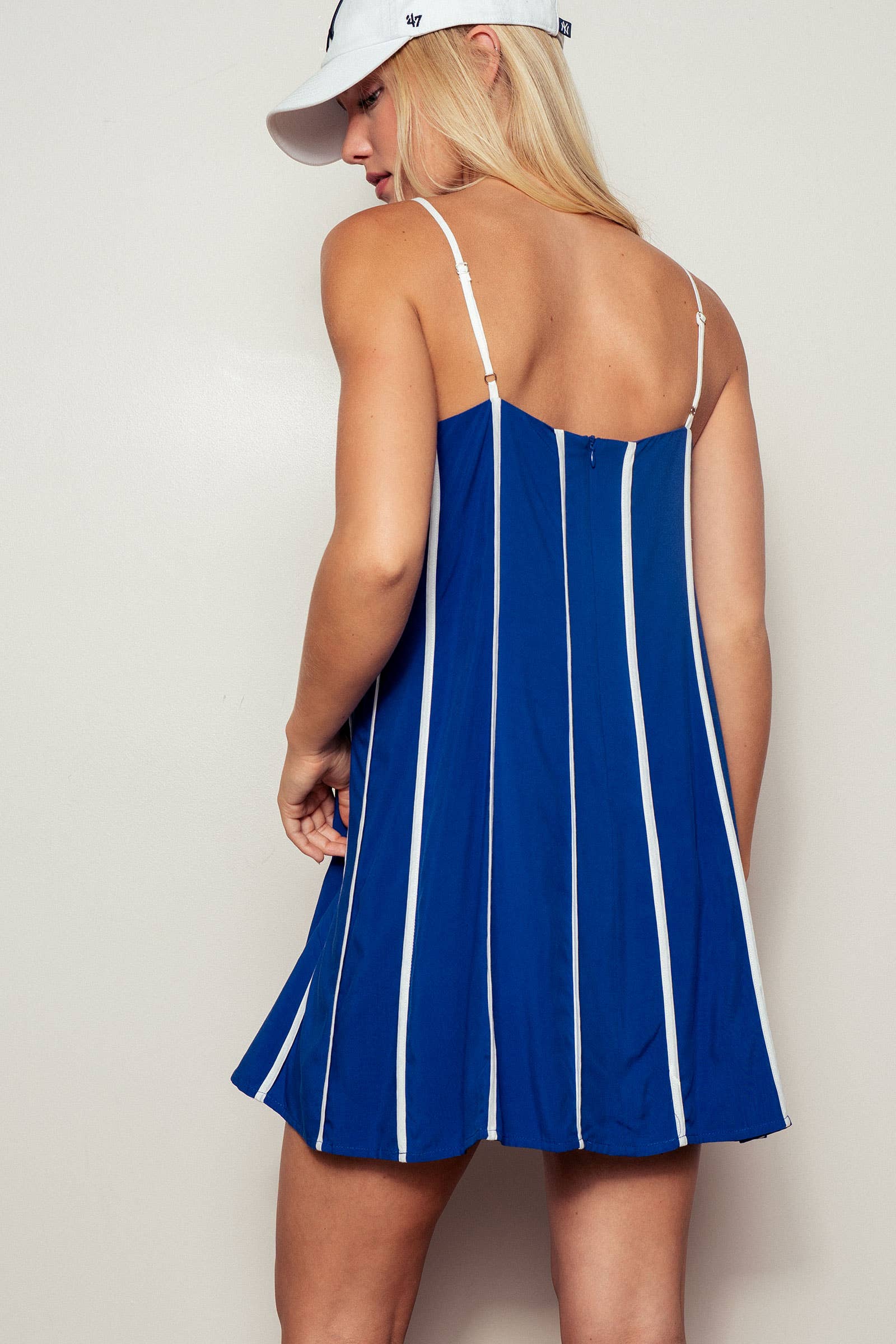 Urban Daizy - Wholesale Dress - Women's - Striped A-Line Mini Dress11