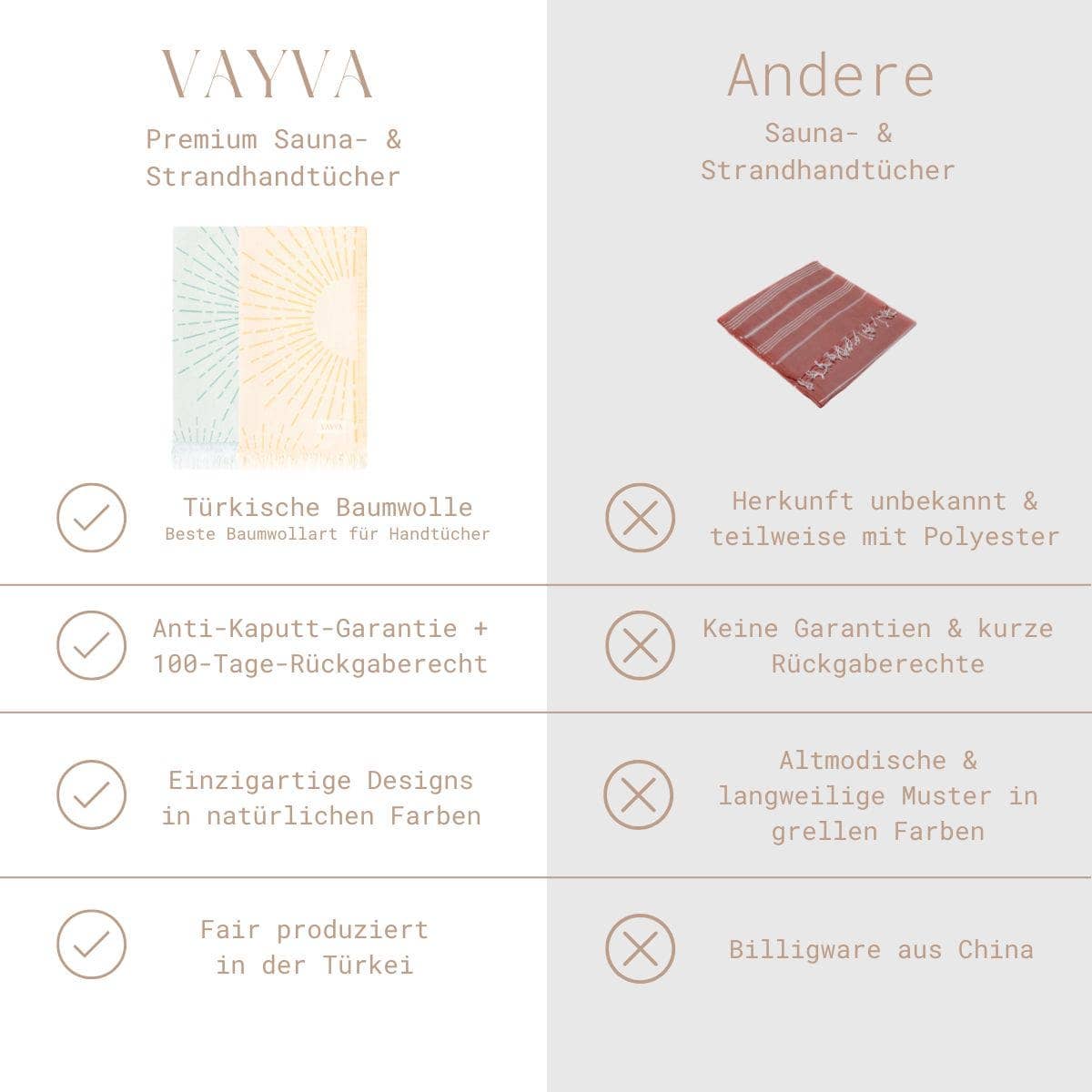 VAYVA – Großhandel Badetuch – Bestseller-Set | Baumwoll-Handtuch Sunshine9