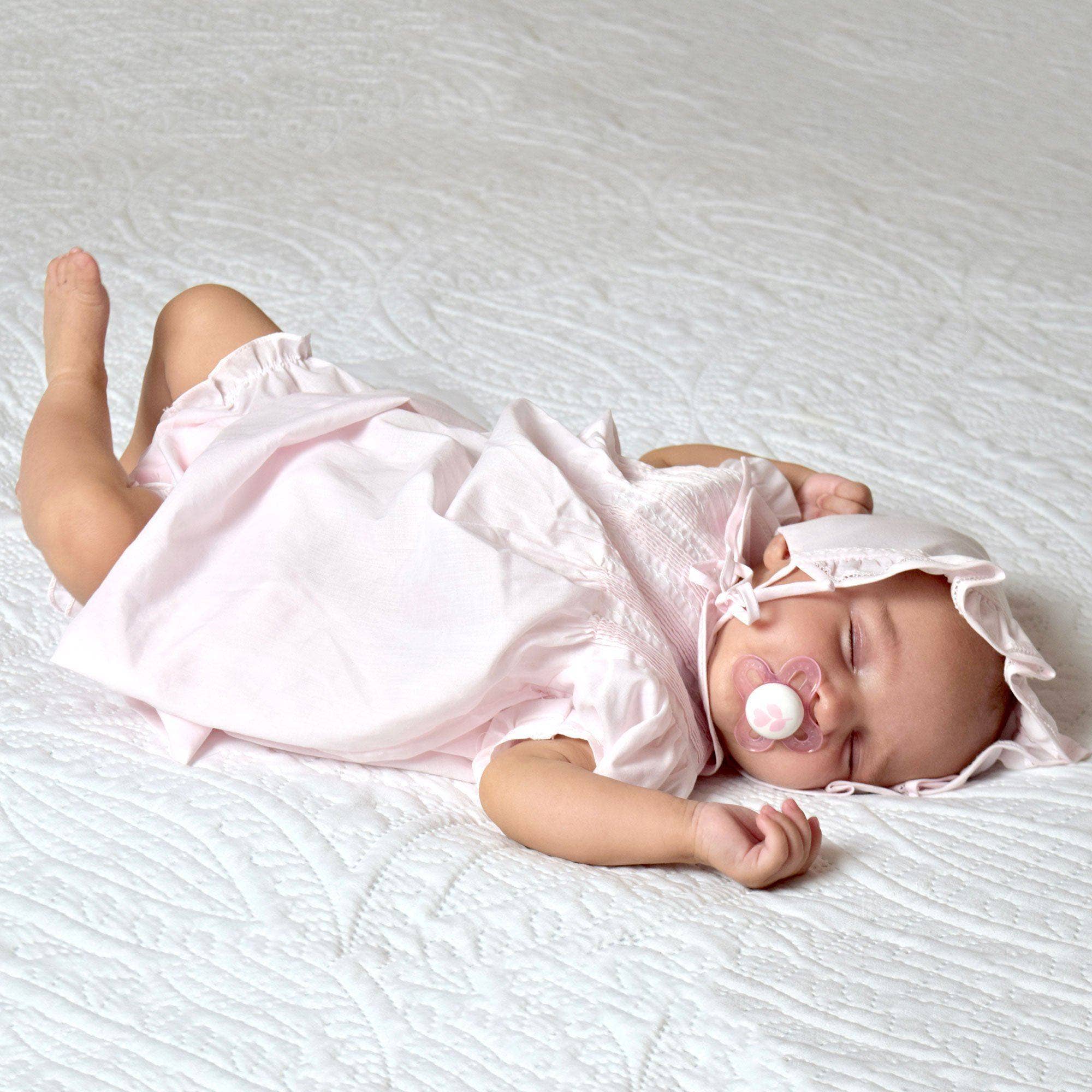 Petit Ami & Zubels - Wholesale Dress - Baby - Dress with Pintucks and Featherstitching5