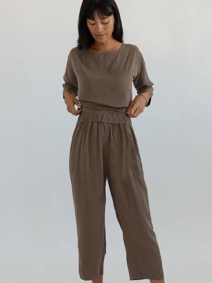 Calça Easy Rhoda Tencel por atacado de Gracemade