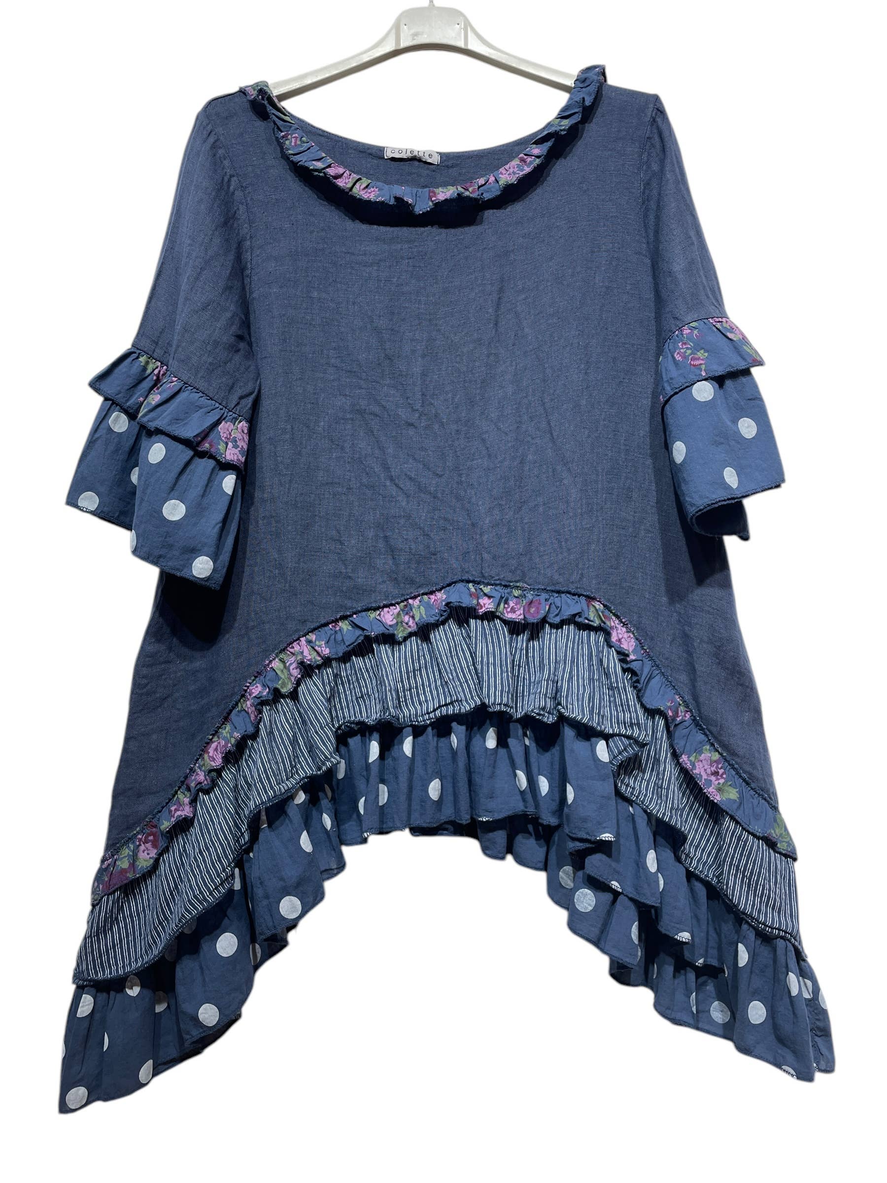 LINEN & COTTON HOUSE - Wholesale Jurk - Dames - JURK IN LINNEN 861211