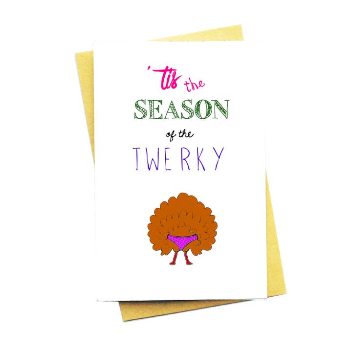 Tis Sæsonen af Tyrkiet... Cute Tyrkiet Holiday Car for engroshandel hos Nocturnal Paper