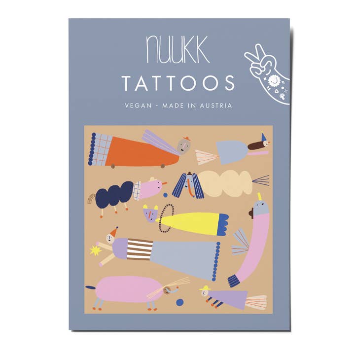 Organic tattoos Little Monsters for wholesale by nuukk GmbH