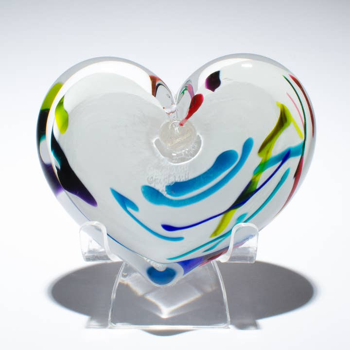 epiphany studios - Wholesale Paper Weight - Heart Paperweight - Kaleidoscope1