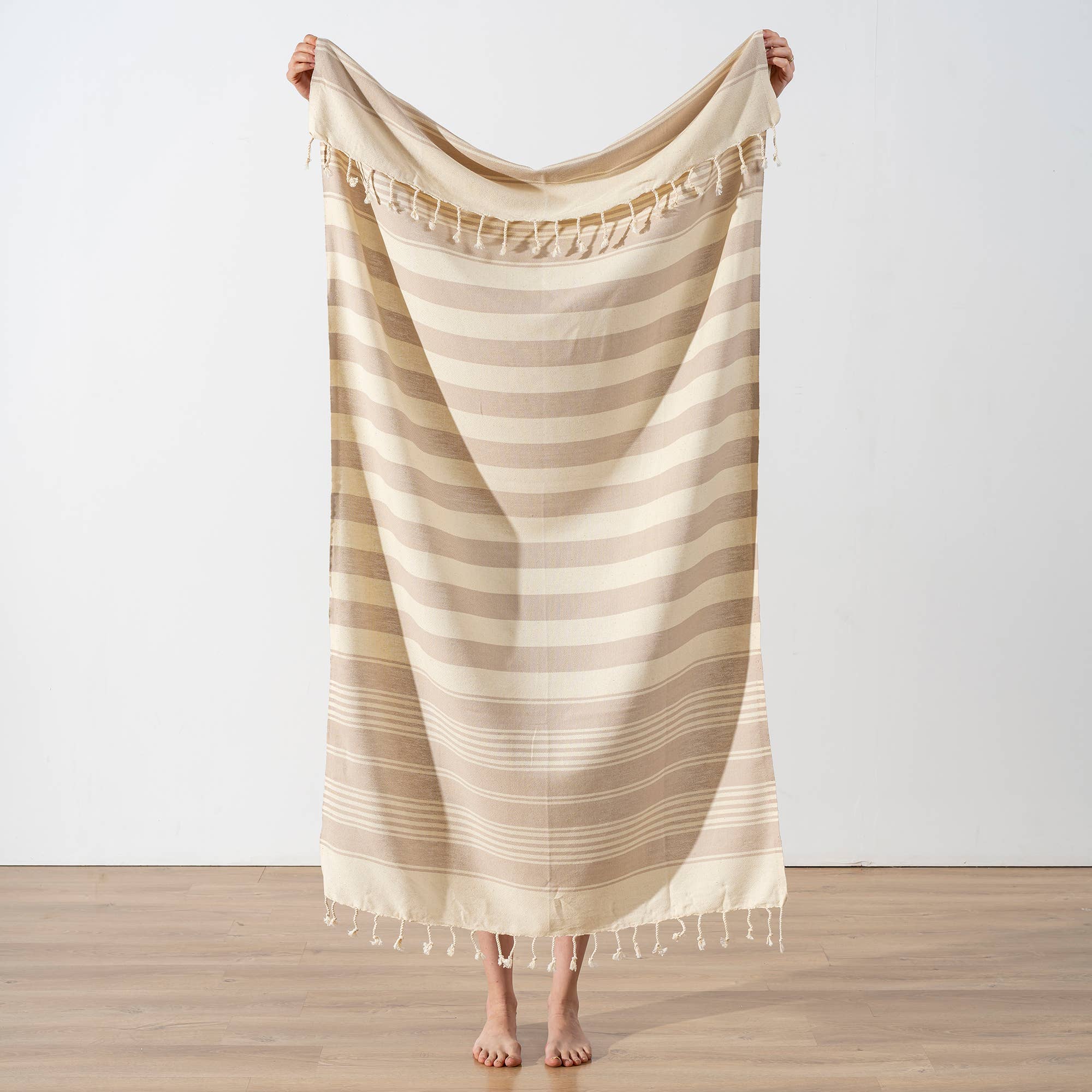 Kikoya - Vente Serviette de plage - Serviette de plage turque Anatolya Pestemal Hammam Fouta à séchage rapide20