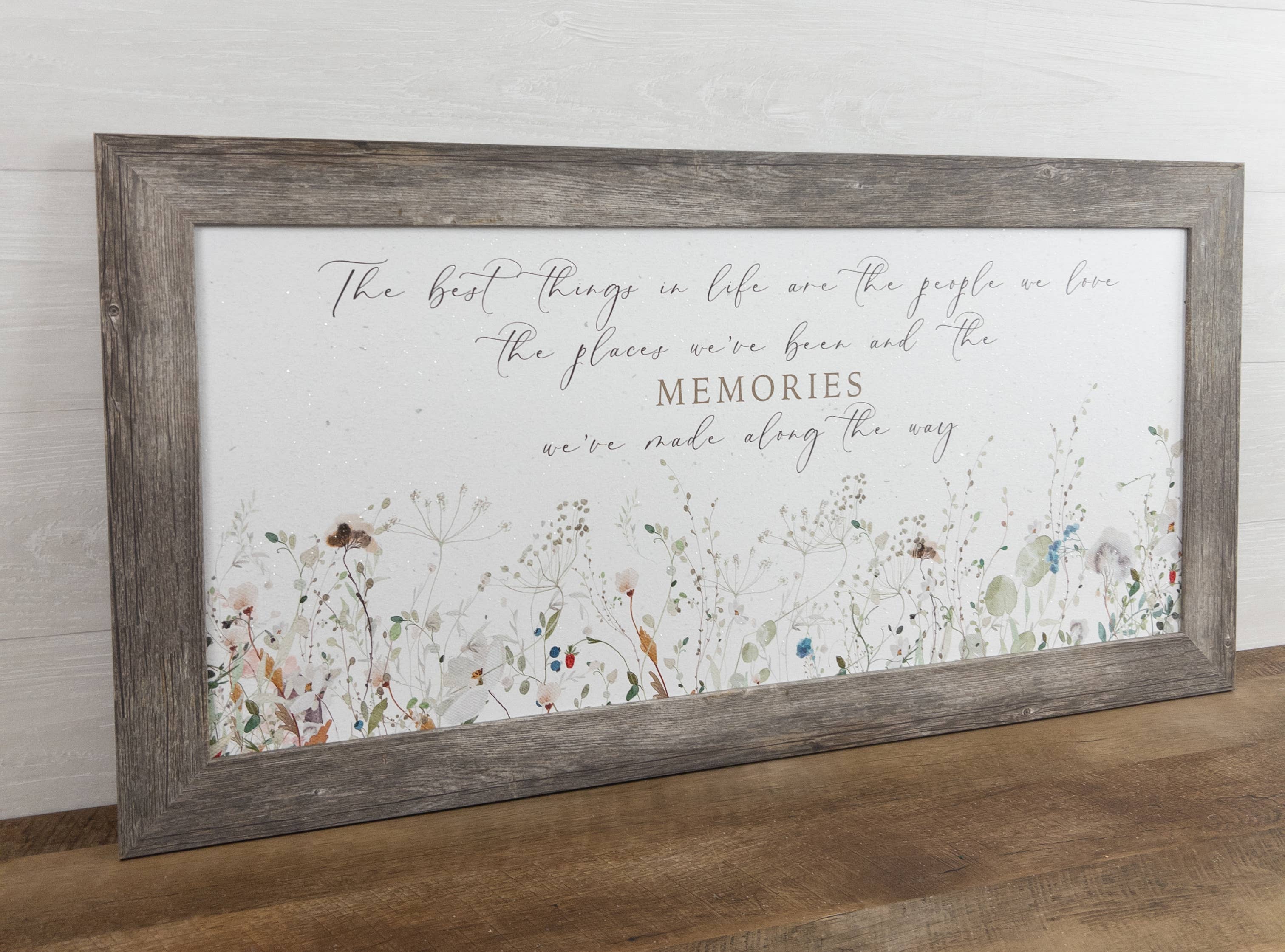 Summer Snow Art - Wholesale Sign - The Best Things In Life People Places Memories Art Sign5