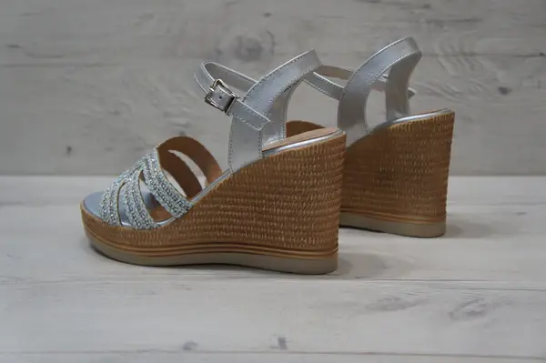 Top Staka - Wholesale Wedges - Women's - A68176Women's Summer Sparkling Wedge Cushion Platform Sandal19