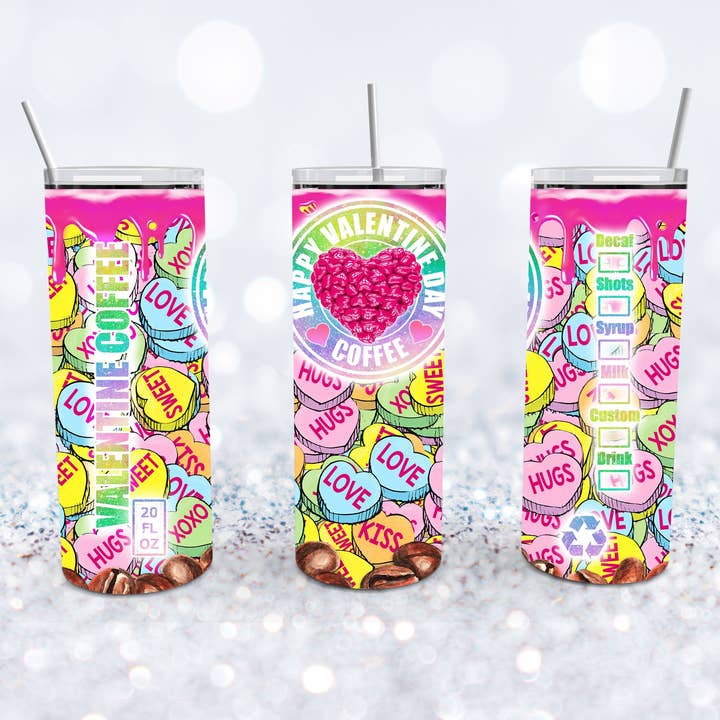 Candy Heart Valentine koffiebeker voor wholesale door Beyond Bayside