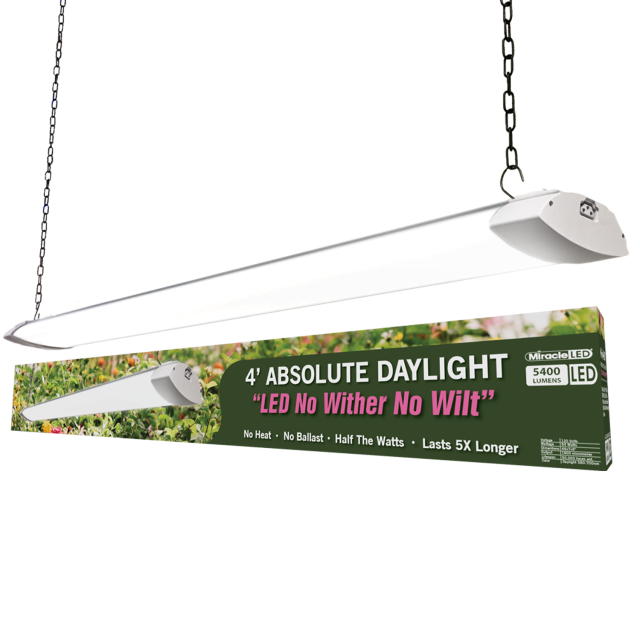 Miracle LED - Wholesale Chandelier/Hanging Light - 4' LED Commercial Full Spectrum Daylight Grow Light0