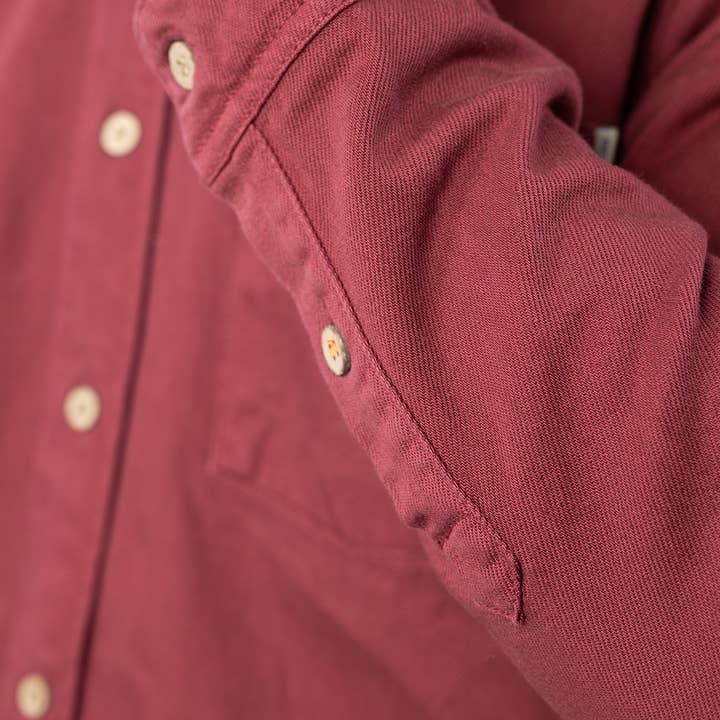 BILLYBELT - Wholesale Shirt - Men's - Burgundy denim overshirt2