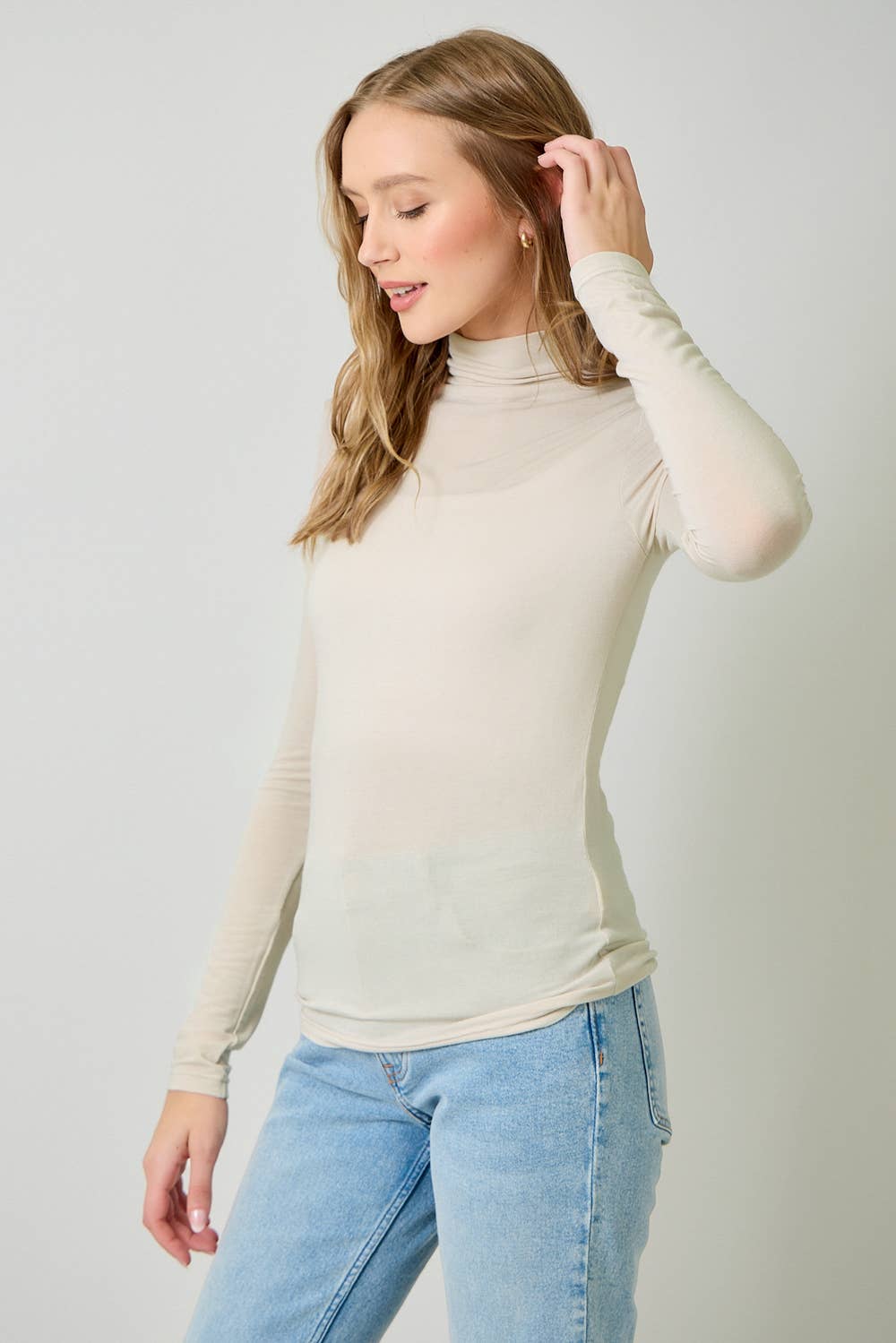 Mystree – wholesale Stickad topp - Dam – 61274 Nödvändig Mock Neck Topp32
