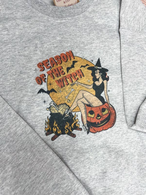 Felpa La stagione della strega per la vendita all'ingrosso da parte di OliviaGrace & Co.