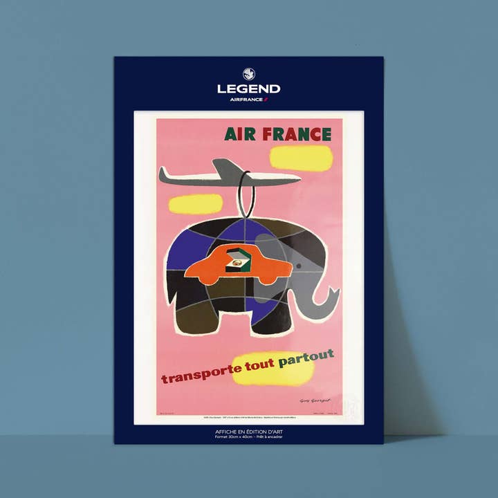 Oneart - Wholesale Poster - Air France Poster / Transports Everything, Everywhere - AFL0084