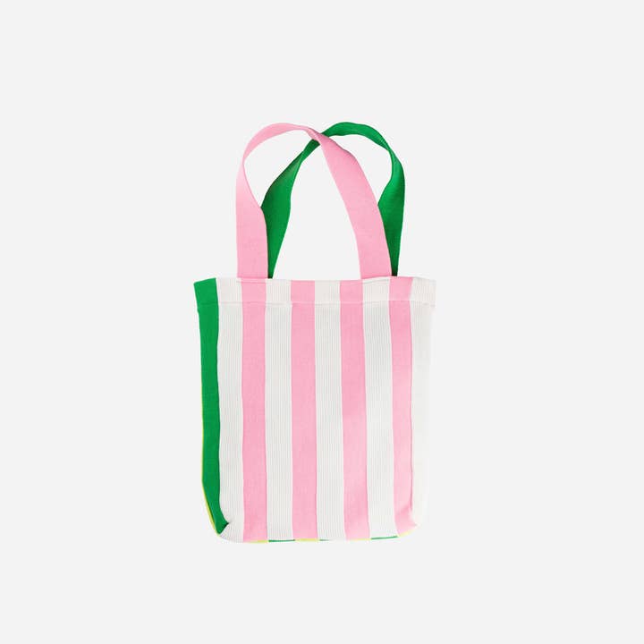 VERLOOP | knits - Wholesale Tote Bag - Women's - Super Stripe Knit Tote19