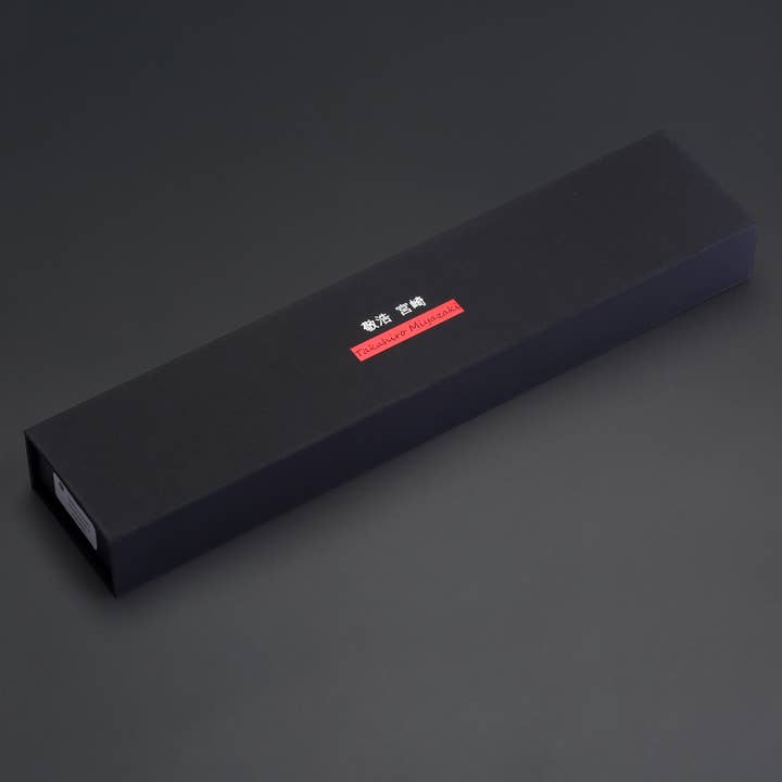 Ed Mahony – wholesale Kökskniv – Miyazaki Kodawari-Santoku kniv 5 ”, grönt pakka trähandtag