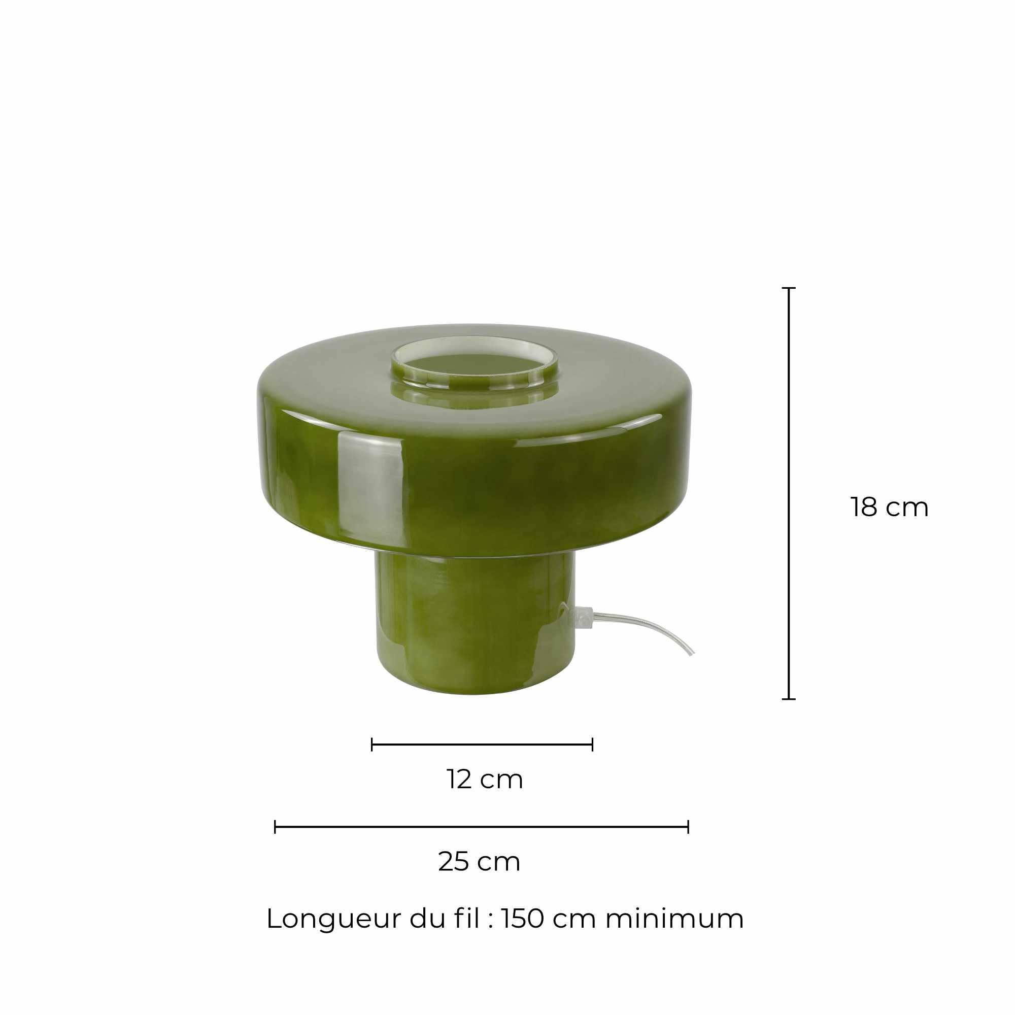 C-Création - Wholesale Floor Lamp - NEW COLOR - Retro style colored glass table lamp Foza11