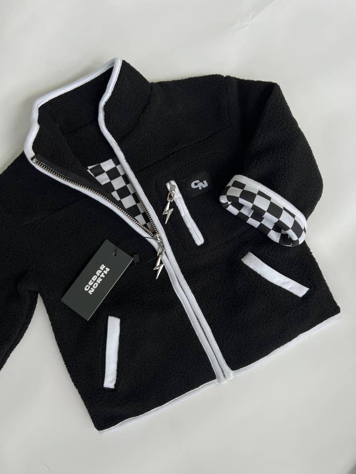 Cedar North - Wholesale Jacket - Kids - GRIDLINE SHERPA JACKET1