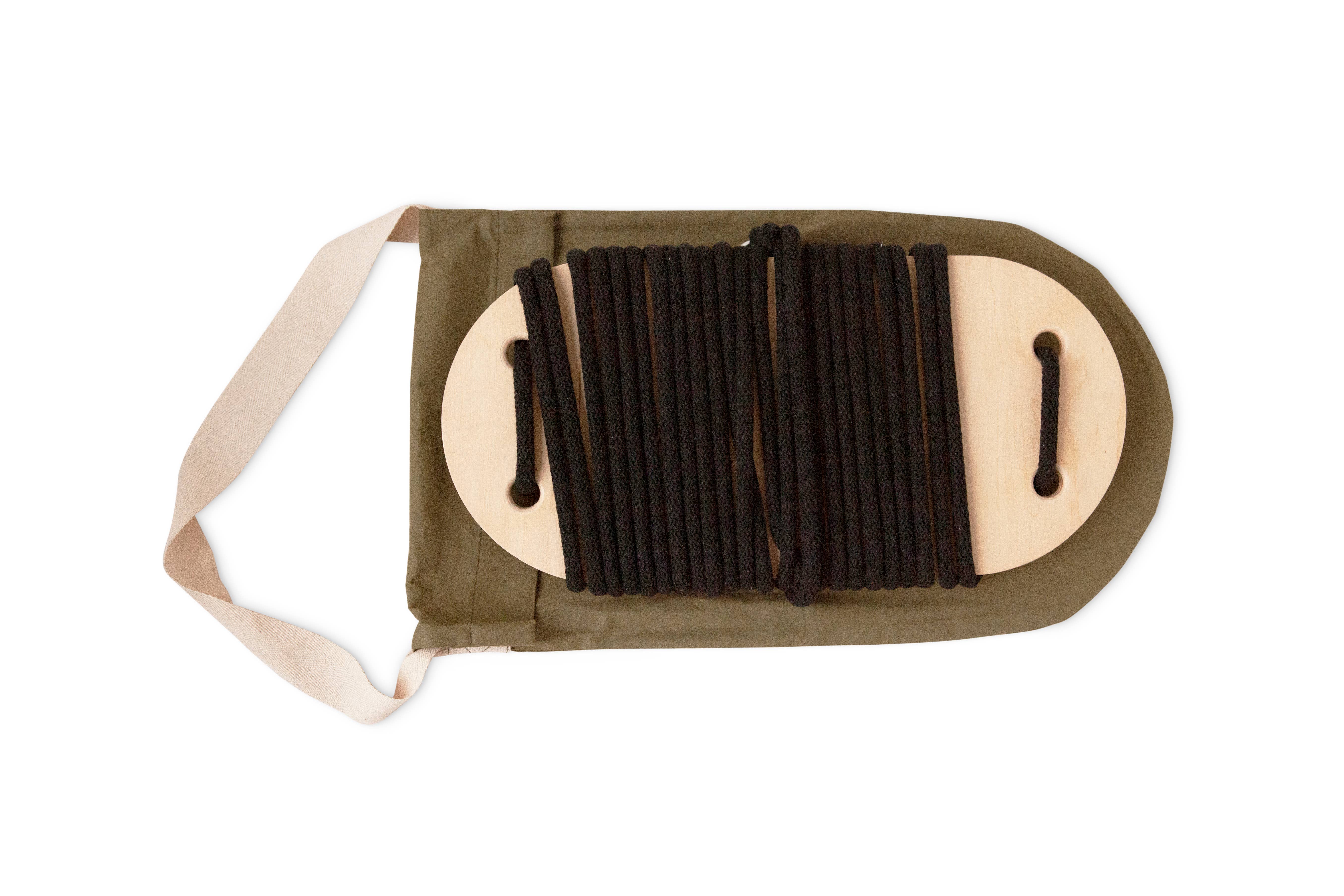 Babai – Großhandel Holzspielzeug – Kinder – Babai Kinder-Holzschaukel mit Baumwollseil0