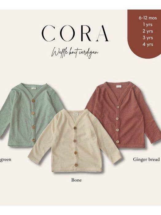 Cardigan Cora de punto waffle al por mayor para venta al por mayor de Kleine Tijntje