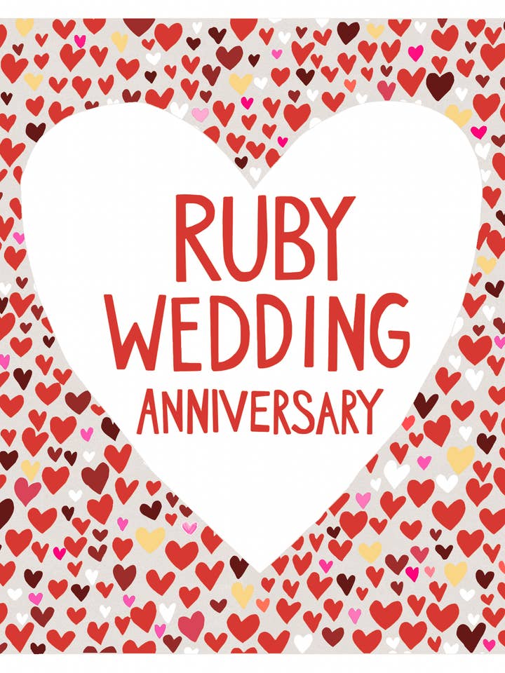 Anniversaire de mariage de Ruby pour la vente par Paper Salad