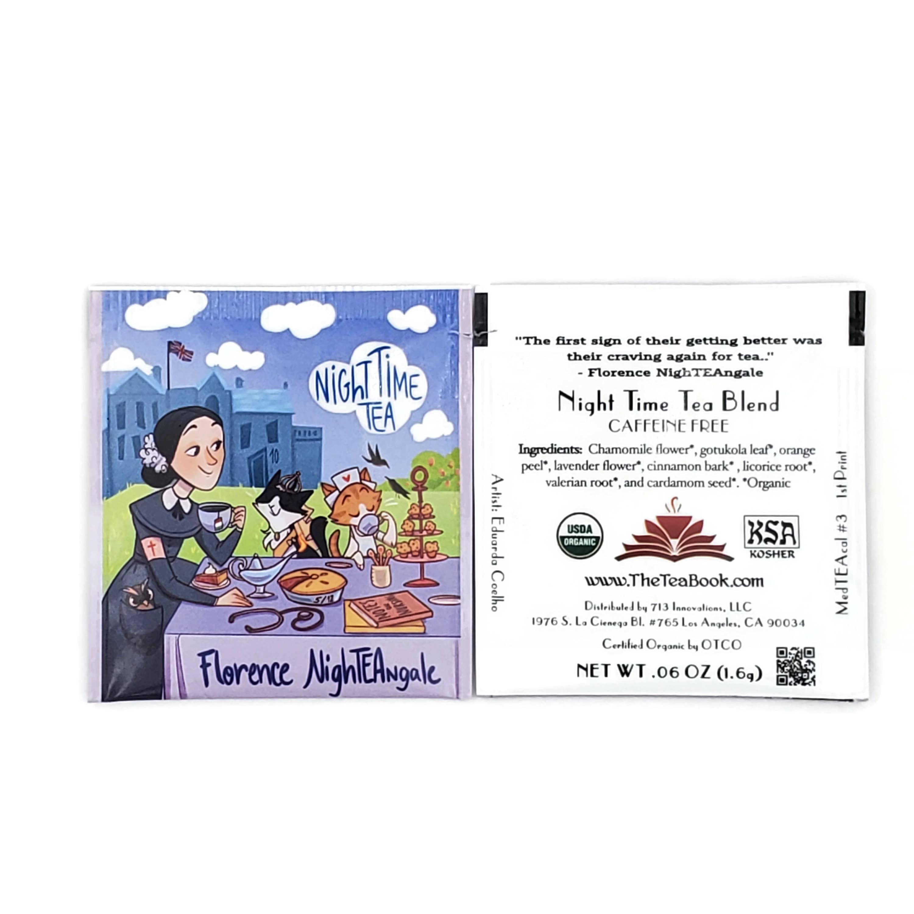 The TeaBook - Wholesale Tea Bags - Florence NightTEAngle: Organic Night Time Tea3