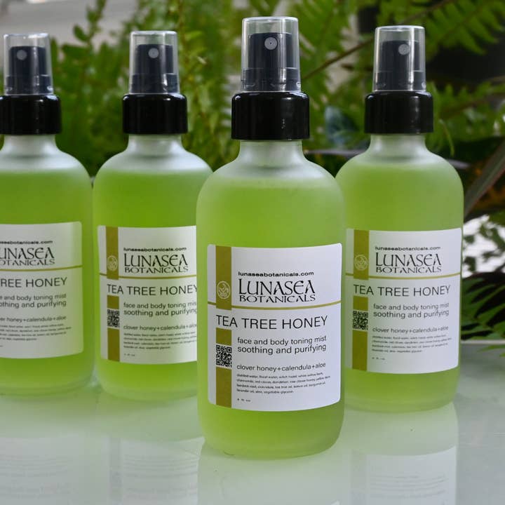 lunasea botanicals – Engroshandel Ansigts- og kropsspray – Tea Tree Honning Rensende Toning Mist1