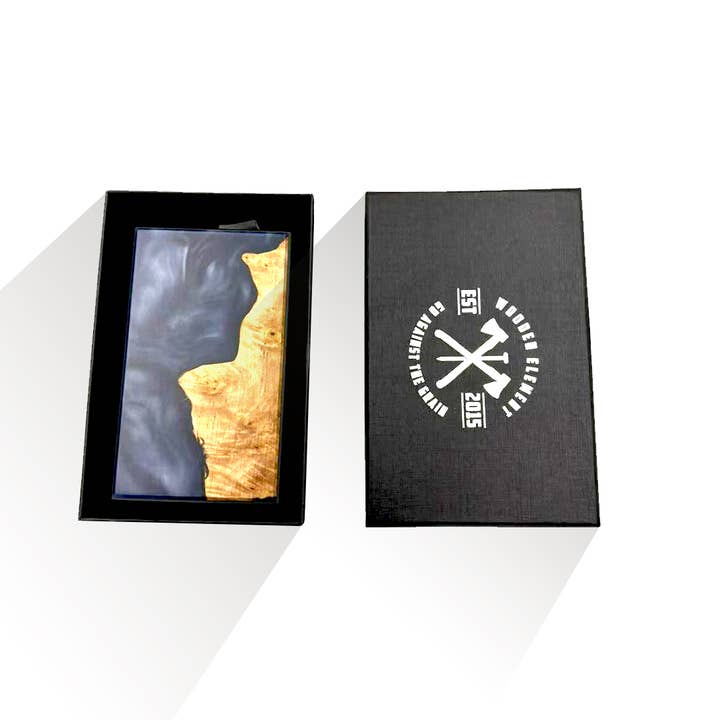 Wooden Element - Wholesale Wallet - Unisex - Wood/Resin Smart Pop-up Wallets (Assorted pack of 11)43
