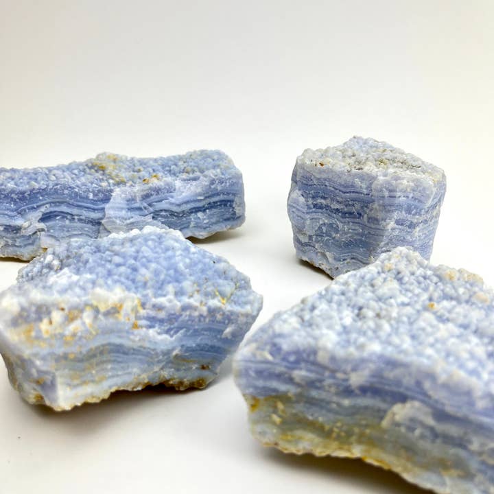 Blue Lace Agate | Raw for wholesale by Pelham Grayson Rose